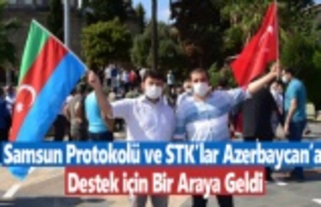 Samsun Azerbaycan için tek yürek