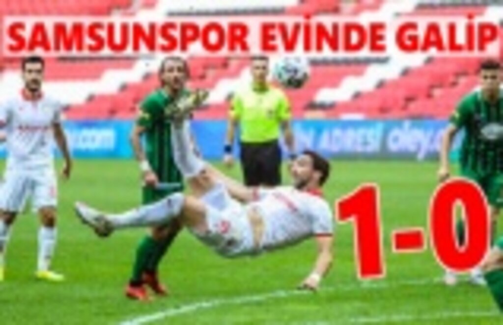 Samsunspor Akhisarspor maç sonucu: 1-0