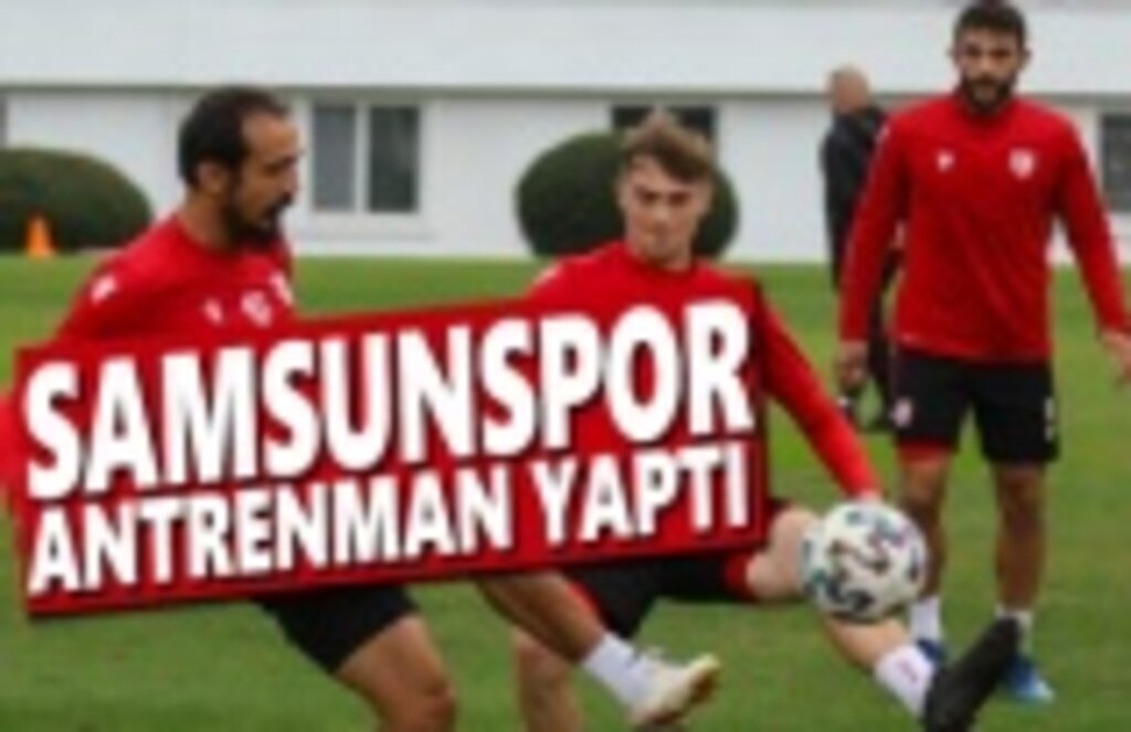 Samsunspor Antrenman Yaptı