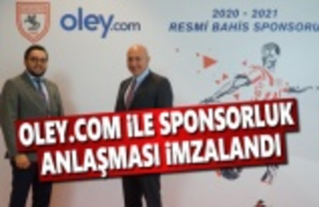 Samsunspor, oley.com ile sponsorluk anlaşması imzaladı