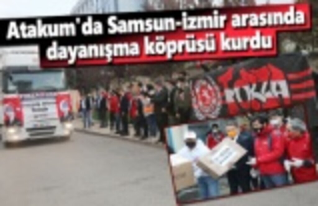 Atakum Belediyesi’nden İzmir için ikinci yardım TIR’ı