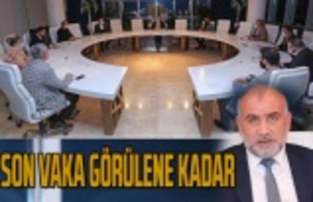 Canik Belediyesi'nde koronavirüs toplantısı