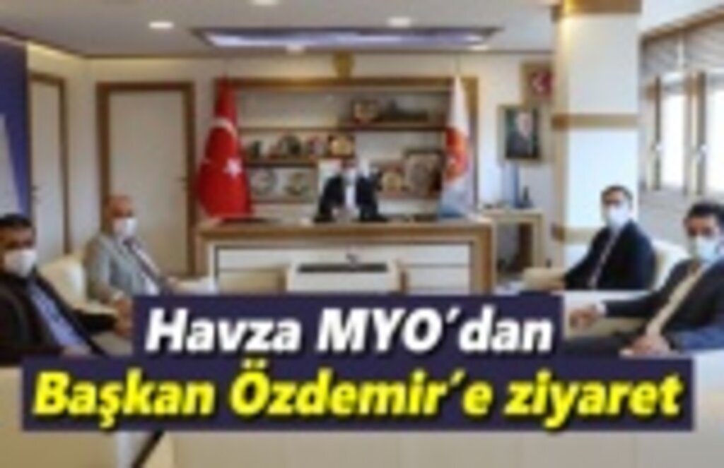 Havza MYO’dan Başkan Özdemir’e ziyaret