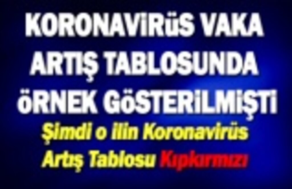 Samsun'da koronavirüs vaka tablosu kıpkırmızı oldu