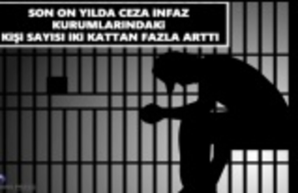 Son yıllarda ceza infaz kurumlarındaki kişi sayıları çok arttı