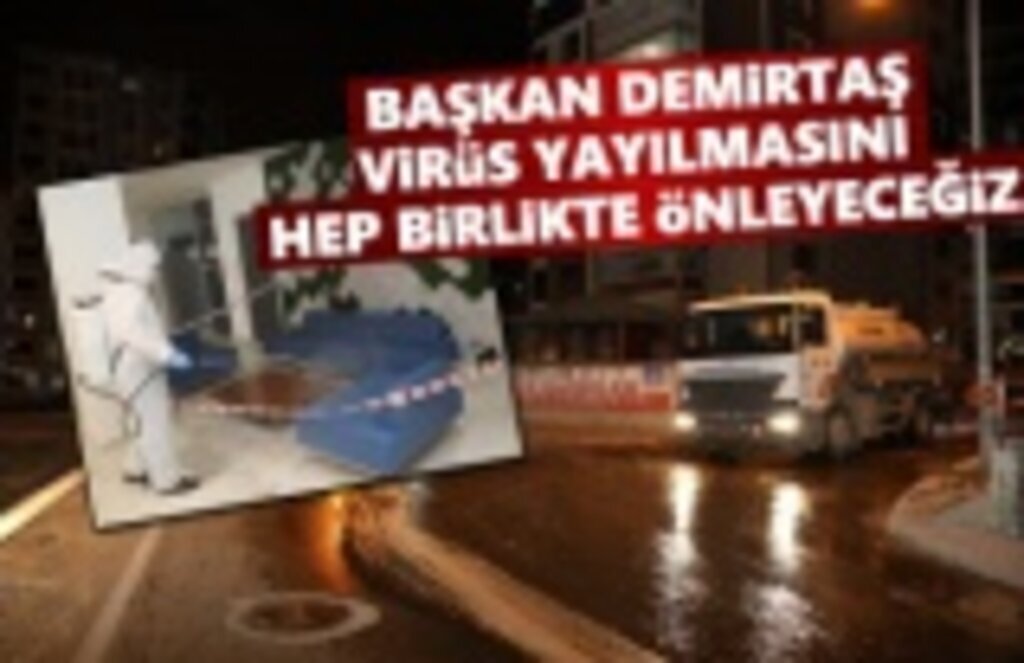 Vatandaşlar evlerinde İlkadım virüs temizliğinde