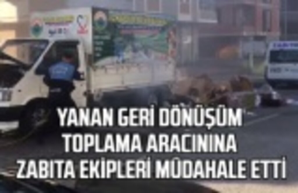 Yanan araca zabıta ekipleri müdahele etti - Samsun Haber