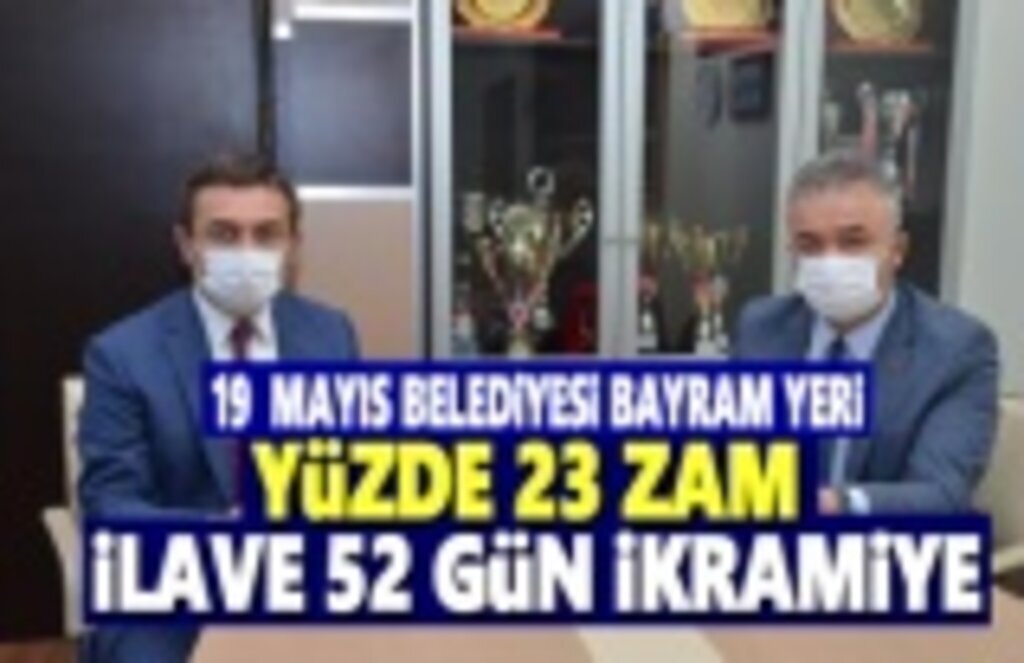 19 Mayıs Belediyesi Yılbaşı öncesi Bayram Yeri