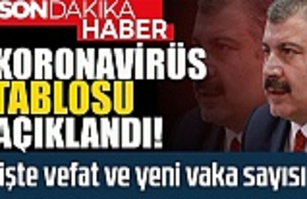 31 Aralık koronavirüs tablosu Vefat sayısı düşüşe geçti !!!