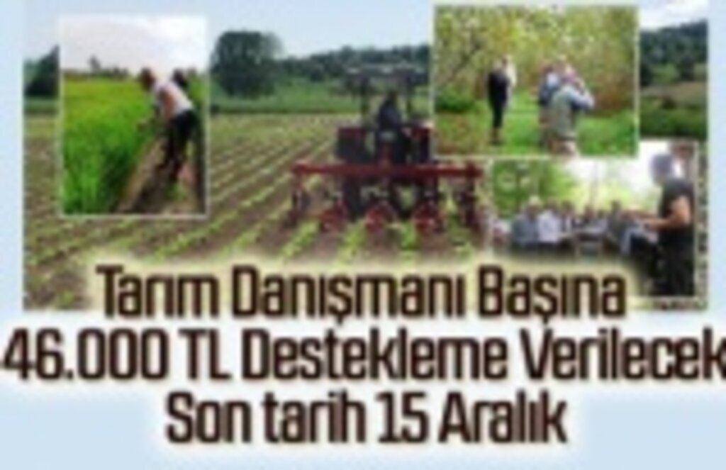 46 bin TL destek verilecek son tarih 15 Aralık!