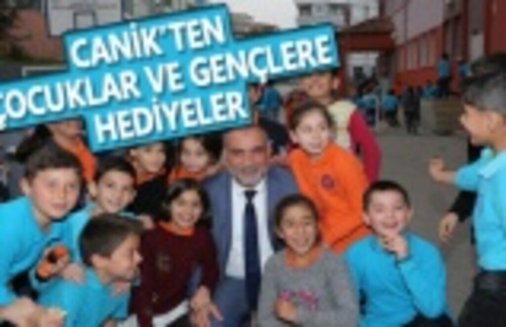 Canik'ten çocuklar ve Gençlere Hediyeler