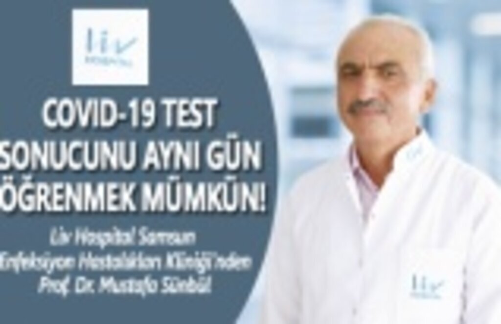 Covid-19 Test sonucunu aynı gün öğrenmek mümkün!
