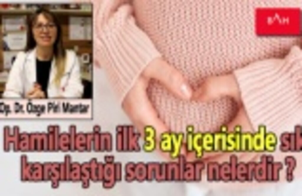 Hamilelerin ilk 3 ay içerisinde sık karşılaştığı sorunlar nelerdir ?