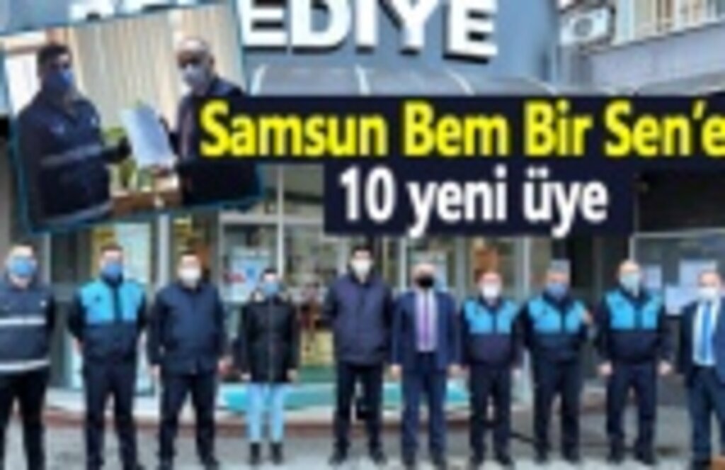Samsun Bem Bir Sen’e 10 yeni üye
