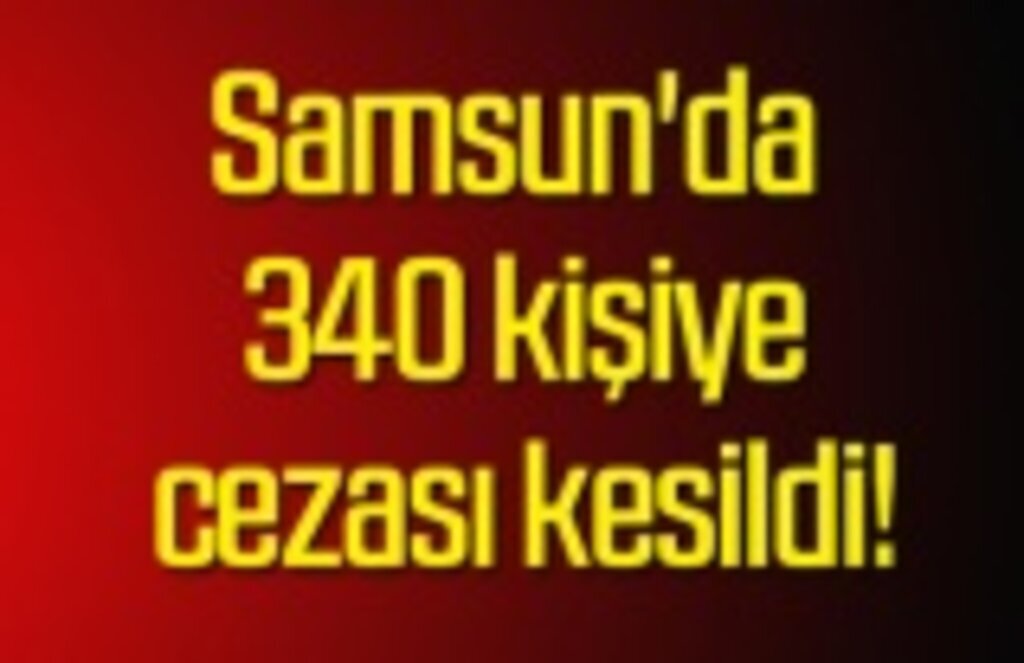Samsun'da hafta sonu kısıtlamalarında kaç kişiye ceza kesildi?