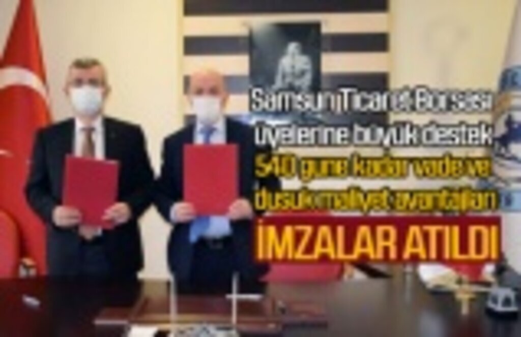 Samsun Ticaret Borsası üyelerine Bankkart Başak ile büyük destek