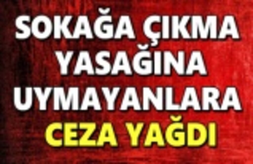 Sokağa Çıkma Yasağını İhlal Eden 435 Şahsa İdari Para Cezası Uygulandı
