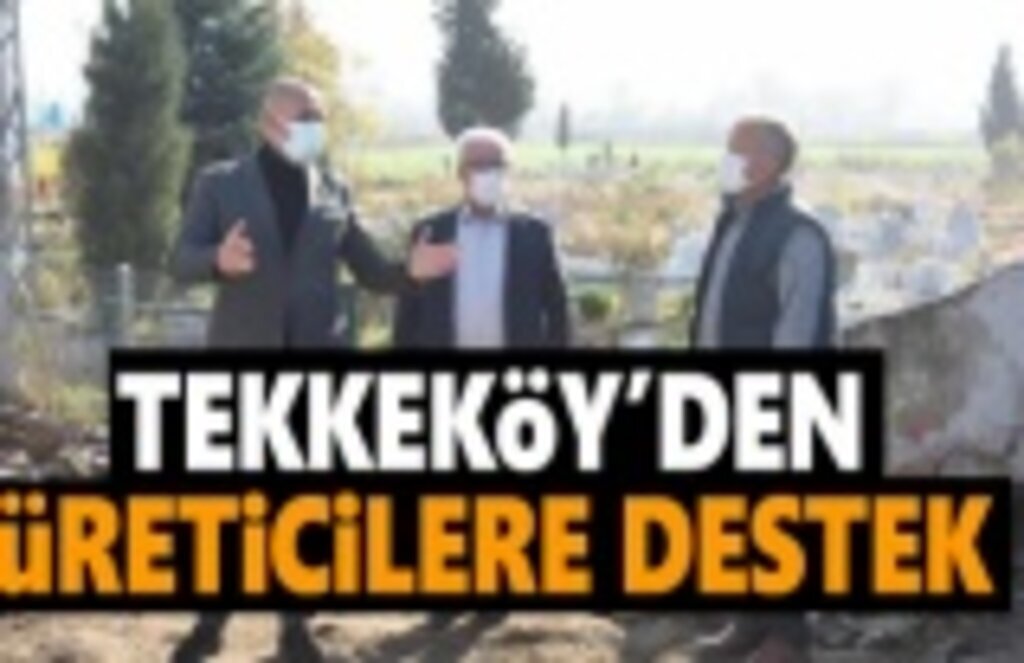 Tekkeköy Belediyesi'nden üreticiye destek