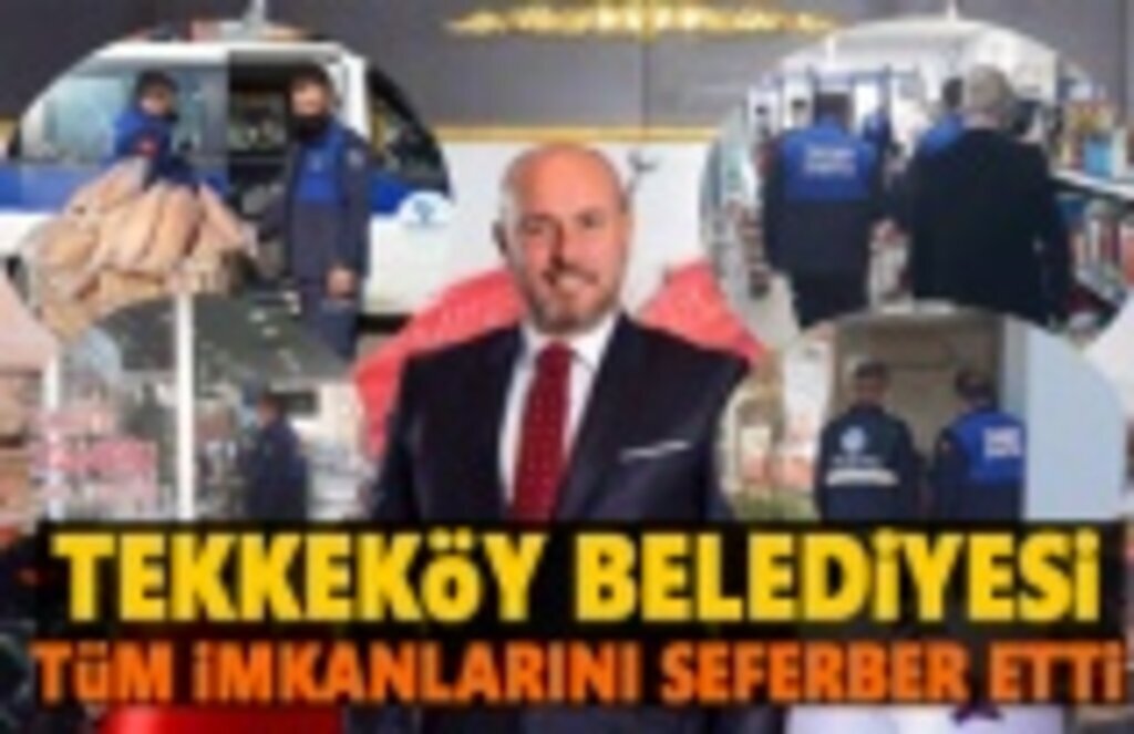 Tekkeköy Belediyesi Örnek Oluyor, ekipler teyakkuzda