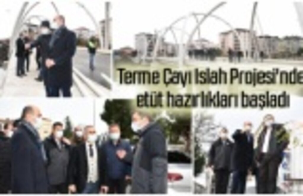 Terme Çayı Islah Projesi'nde etüt hazırlıkları başladı