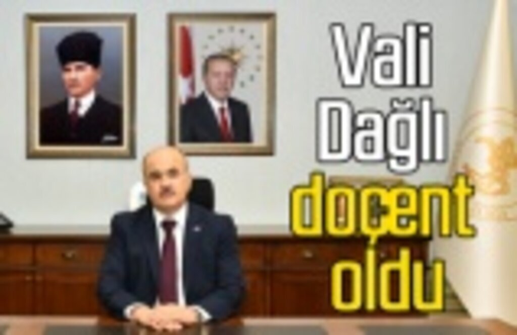 Vali Dağlı doçent oldu - Samsun Haber