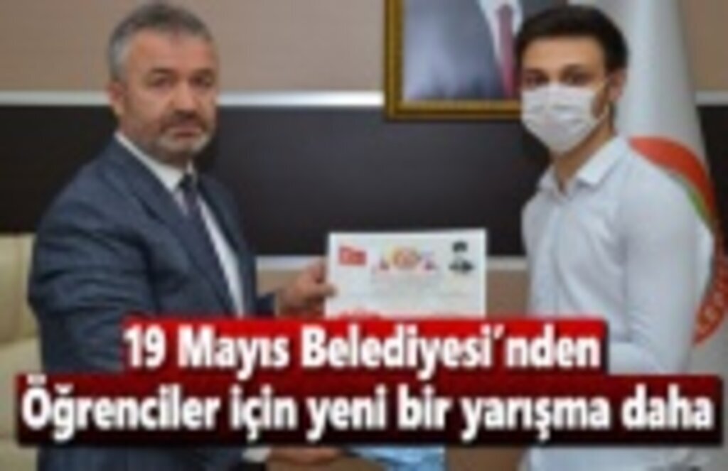 19 Mayıs Belediyesi'nden öğrenciler için yeni bir yarışma daha
