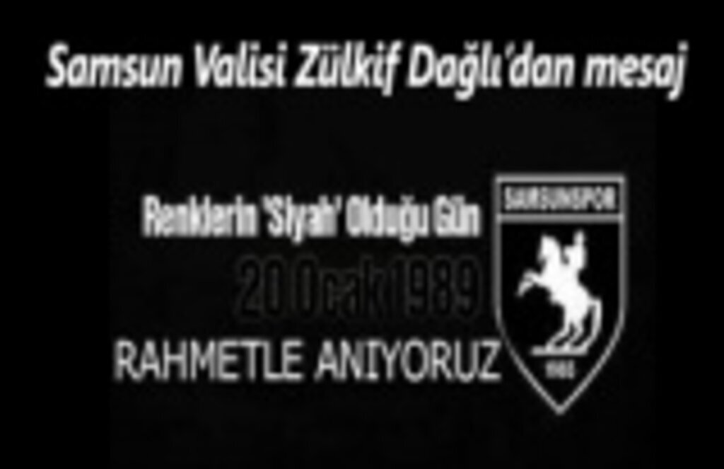 20 Ocak 1989 Samsunspor Tarihinin Unutulmaz Acısı