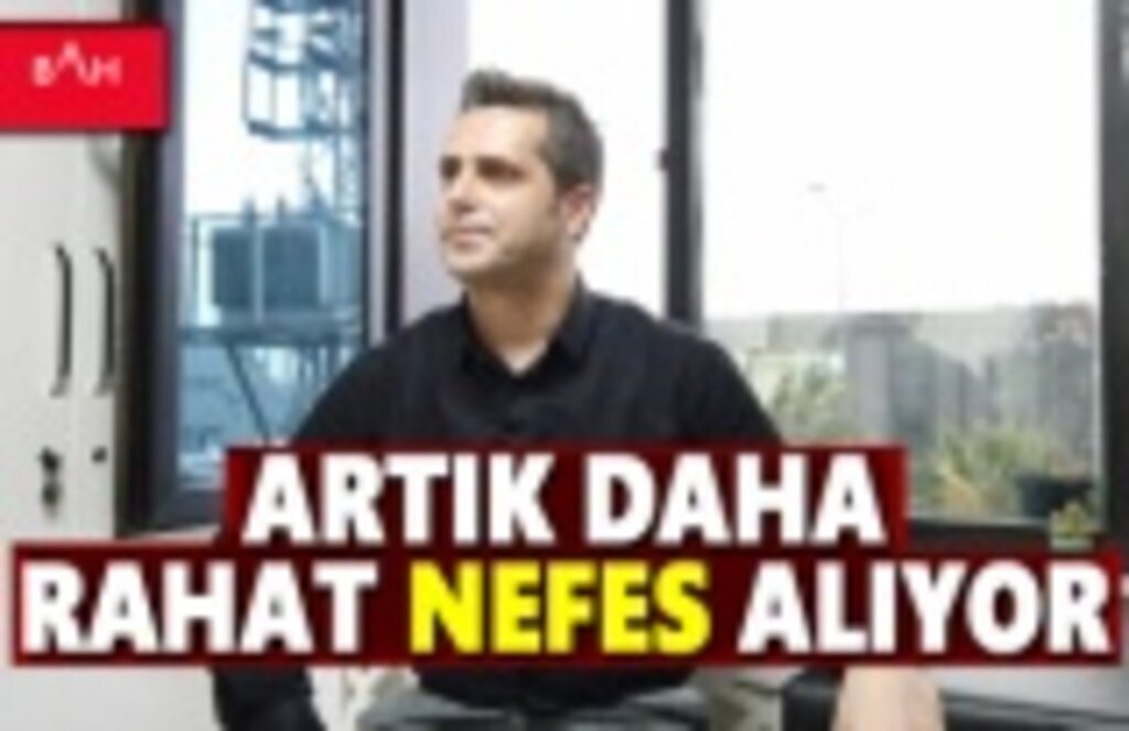 Anadolu Hastanesine geldi, rahat bir nefes aldı