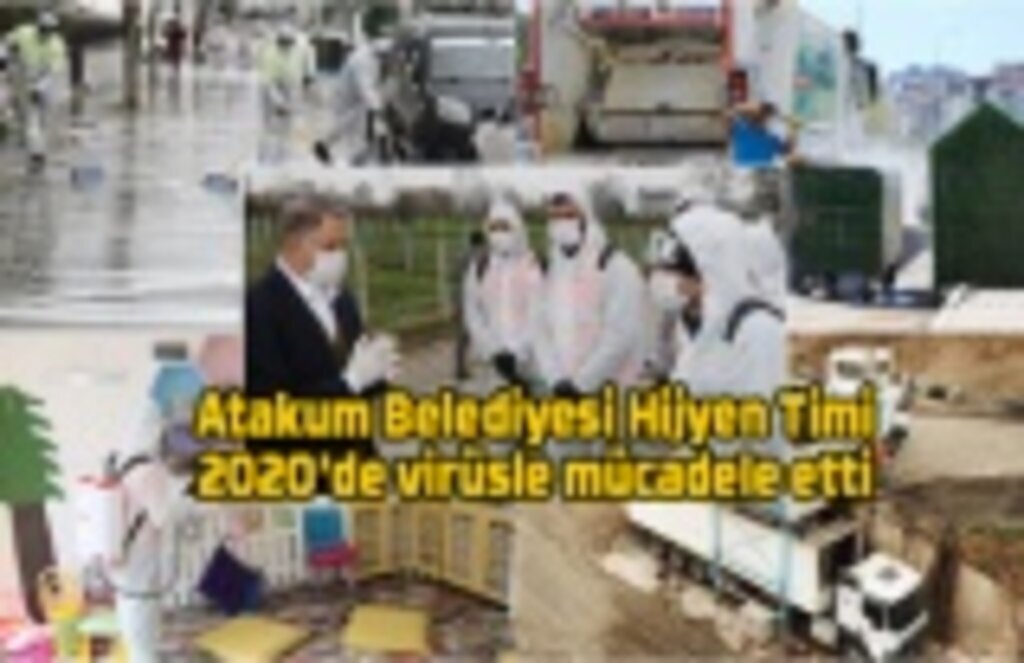 Atakum Belediyesi Hijyen Timi iş başında