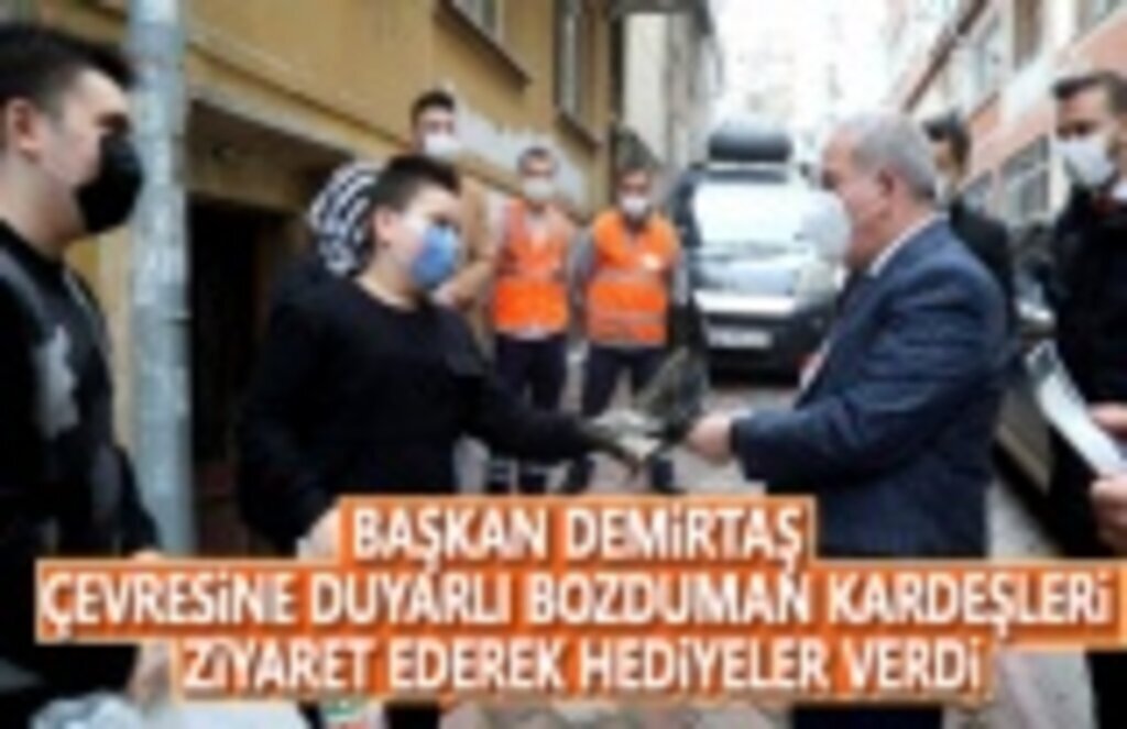 İlkadım'da soğuk kış gününde Temizlik İşçilerini ısıtan hareket