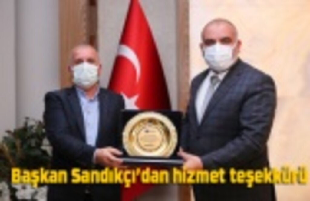 İsmail Yazıcı emekli oldu, Başkan Sandıkçı teşekkür etti