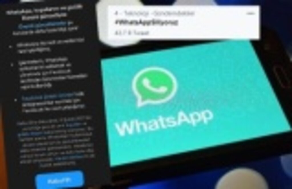 WhatsApp 'ı siliyoruz, WhatsApp sözleşmesine hayır paylaşımları yapılıyor!