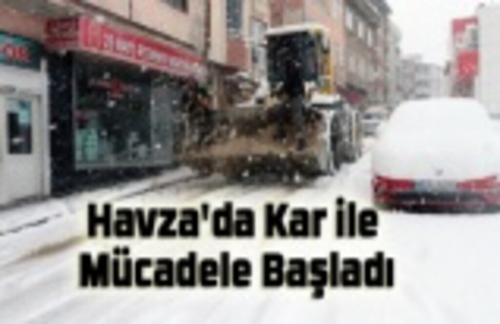 Samsun'da Kar ile Mücadele Başladı