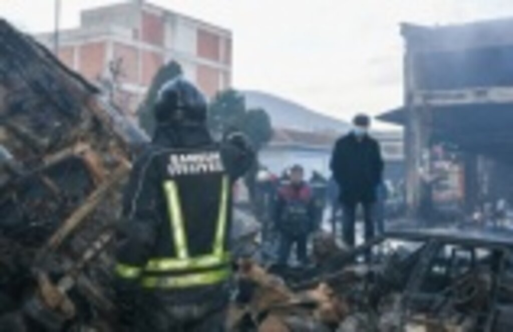 Samsun'daki yangın güçlükle kontrol altına alındı