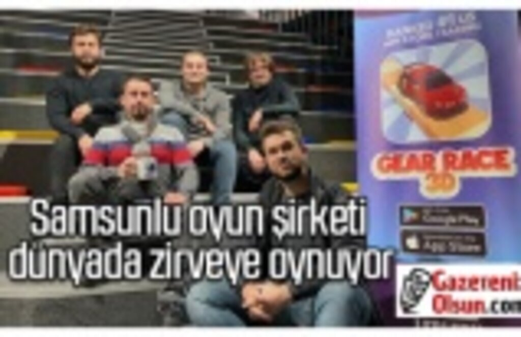 Samsunlu oyun şirketinin oyunu Gear Race 3D Amerika’da 2. sırada