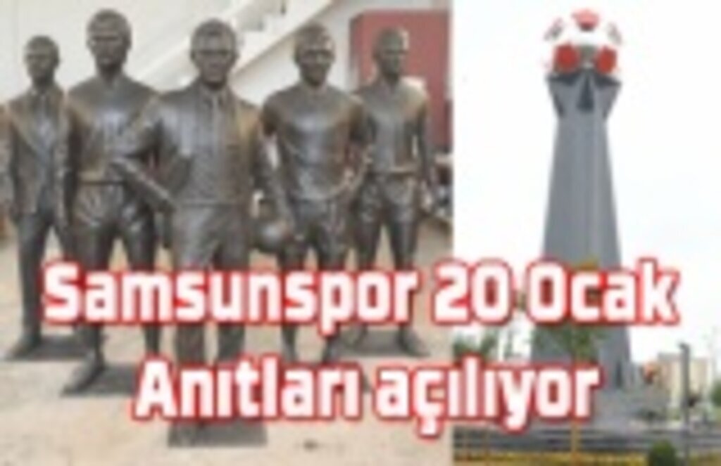 Samsunspor 20 Ocak Anıtları açılıyor, Başkan Yıldırım teşekkür etti