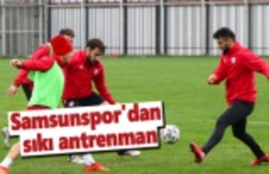 Samsunspor'dan sıkı antrenman