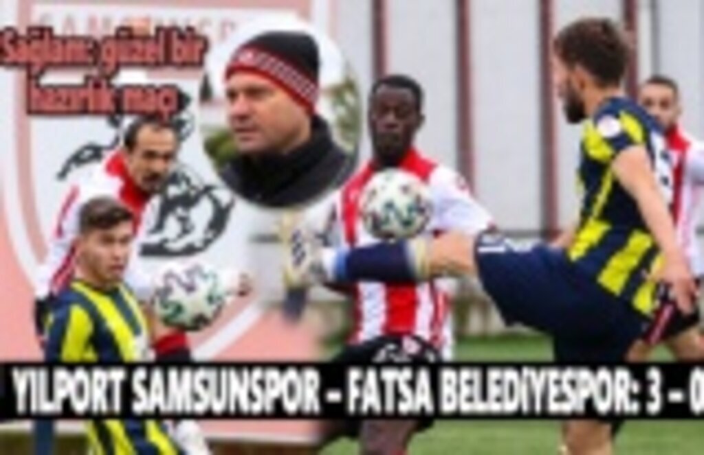 Samsunspor ilk hazırlık maçını yaptı, Sağlam maçı değerlendirdi!