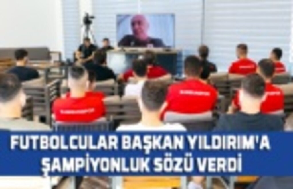 Samsunsporlu futbolcular şampiyonluk sözü verdi