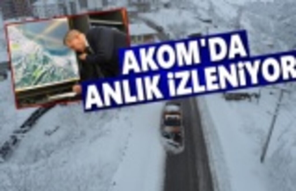 AKOM'da kar seferberliği