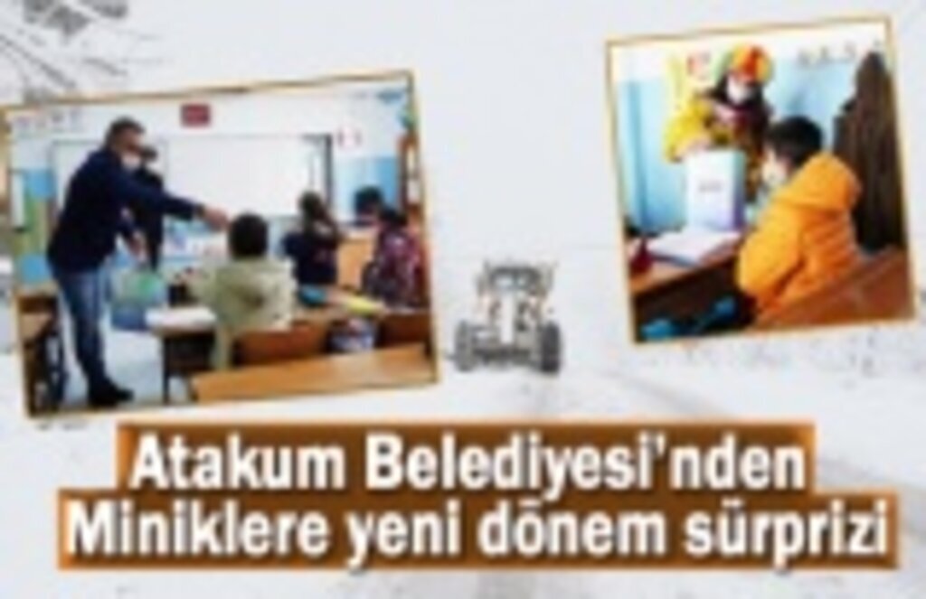 Atakum’da ilk ders zili hediyelerle çaldı