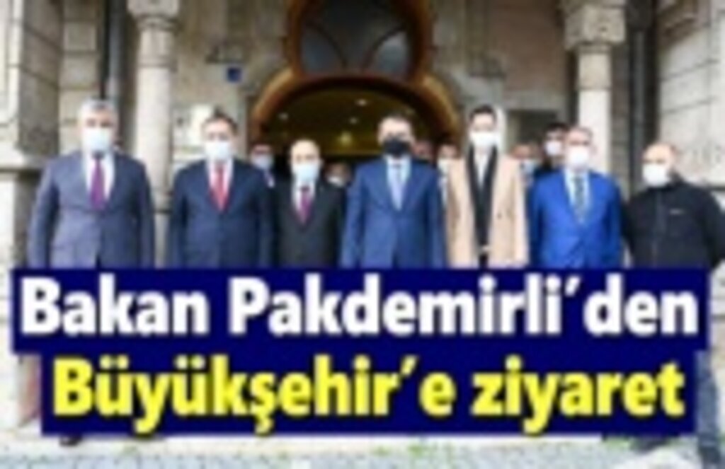 Bakan Pakdemirli’den Büyükşehir’e ziyaret