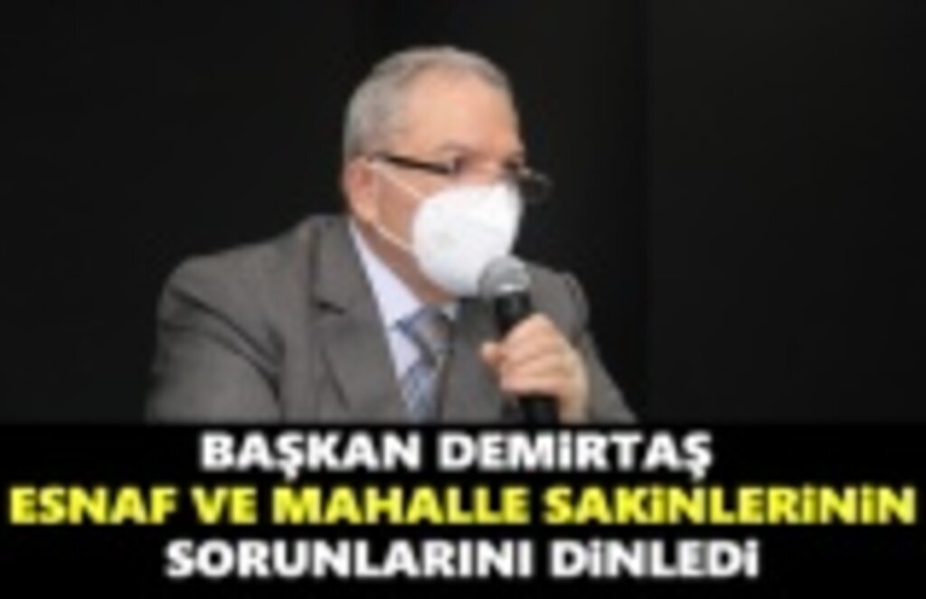 Başkan Demirtaş, Sorunları hepbirlikte çözeceğiz