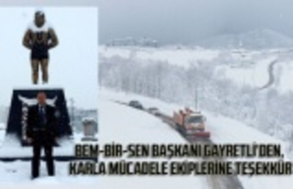 Başkan Gayretli'den sahada görev yapan personellere teşekkür