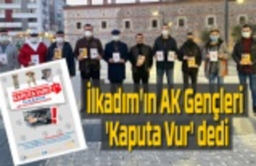 İlkadım AK Gençlerden 'Kaputa Vur' etkinliği