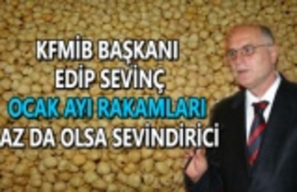 KFMİB Başkanı Edip Sevinç, Ocak ayı rakamları az da olsa sevindirici