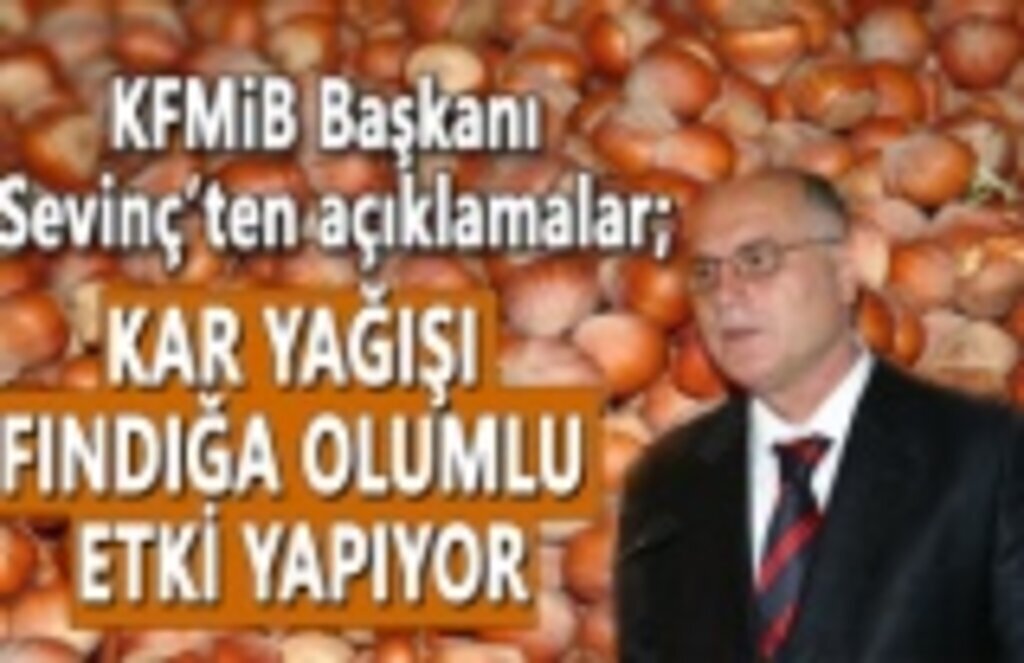 KFMİB Başkanı Sevinç’ten açıklamalar, Üreticiler tarım sigortası yaptırmalı