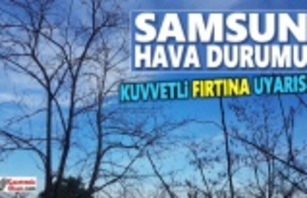 Samsun'da Fırtına Uyarısı, 9 Şubat Samsun'da Fırtına Uyarısı