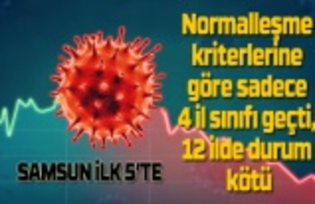 Samsun normalleşme kriterlerine göre hangi sırada?