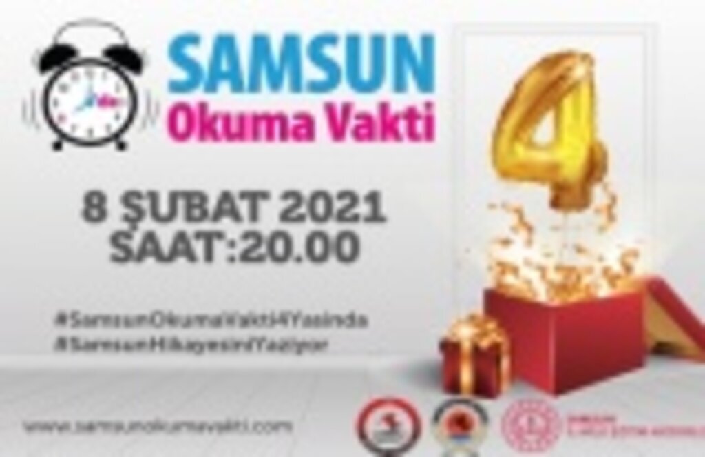 Samsun Okuma Vakti Projesi 4. Yılında Yeni Etkinliklerle devam ediyor